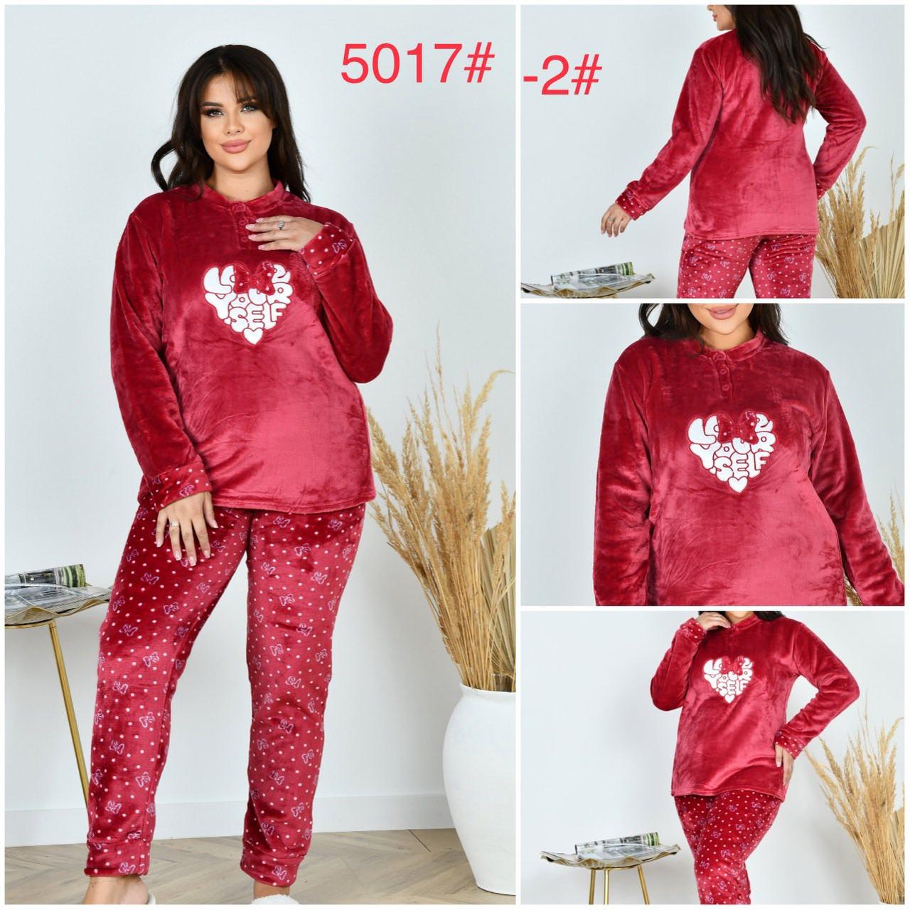 Жіночі піжами махра-велюр M-L-XL-2XL-3XL (52-60) теплі асорті