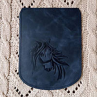 Клапан для рюкзака "Кiнь". Колір "Синій".