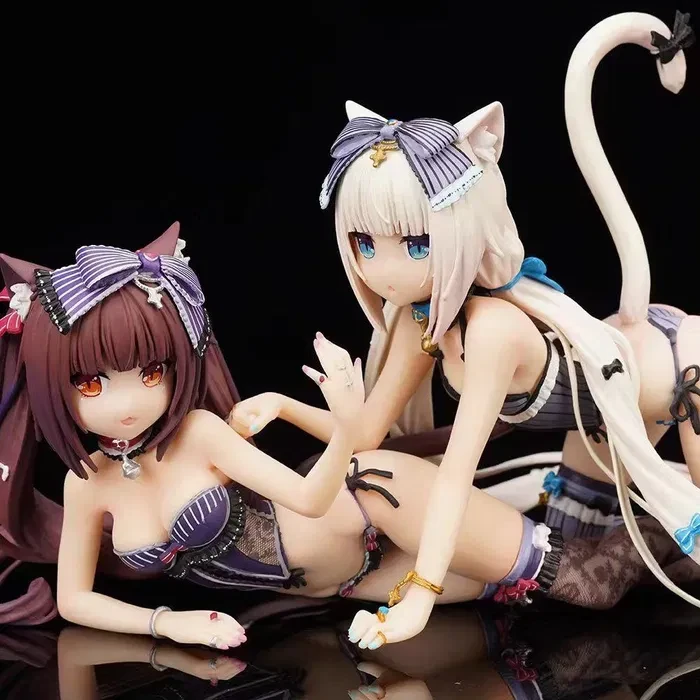 Аніме фігурка Ваніла 18+ з аніме "Котячий рай" (Nekopara) ігри з сестрою перед сном