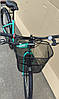 Міський велосипед Mustang Azimut Ondina 26 Дюйм, Крила, Багажник, Кошик, 7 швидкостей, жіночий рамою, фото 10