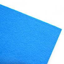 Фетр жорсткий лазурний 21х30 см поліестер Santi, 741846