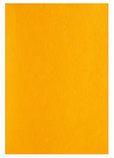 Фетр жорсткий жовтий 60х70 см поліестер Santi, 741443