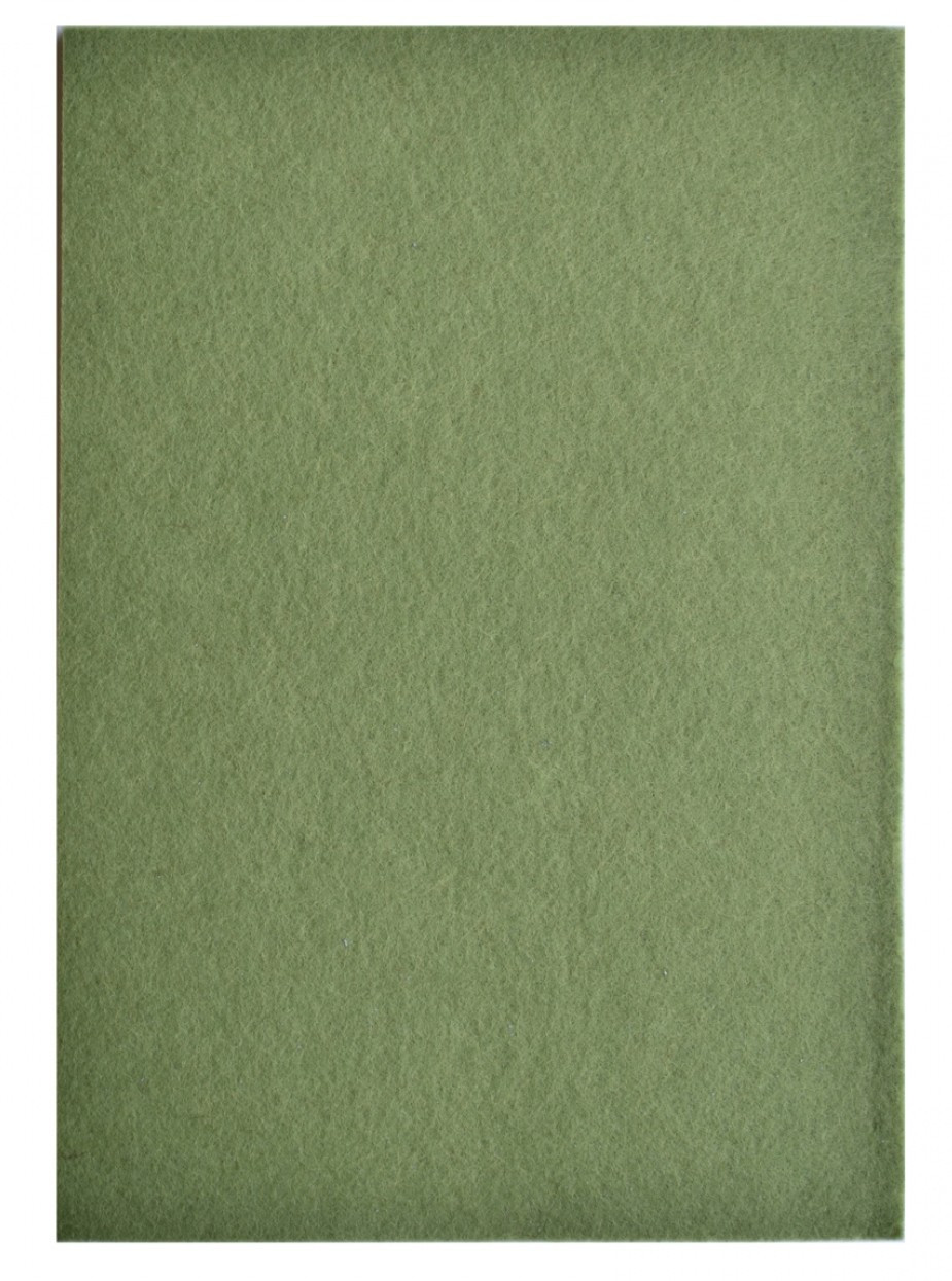 Фетр жорсткий оливковий 21х30 см поліестер Santi, 741844, фото 1