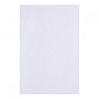 Фоаміран білий із глітером на клейовій основі 20х30 см Santi, 742694