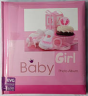 Фотоальбом EVG 20sheet S29x32 BAMBINO GIRL детский, на 20 самоклеющихся листов, книжный переплет страниц