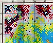 Набір для вишивання за нанесеною на канву схемою "Beautiful Flowers 3". AIDA 14CT printed 21*30 см, фото 9