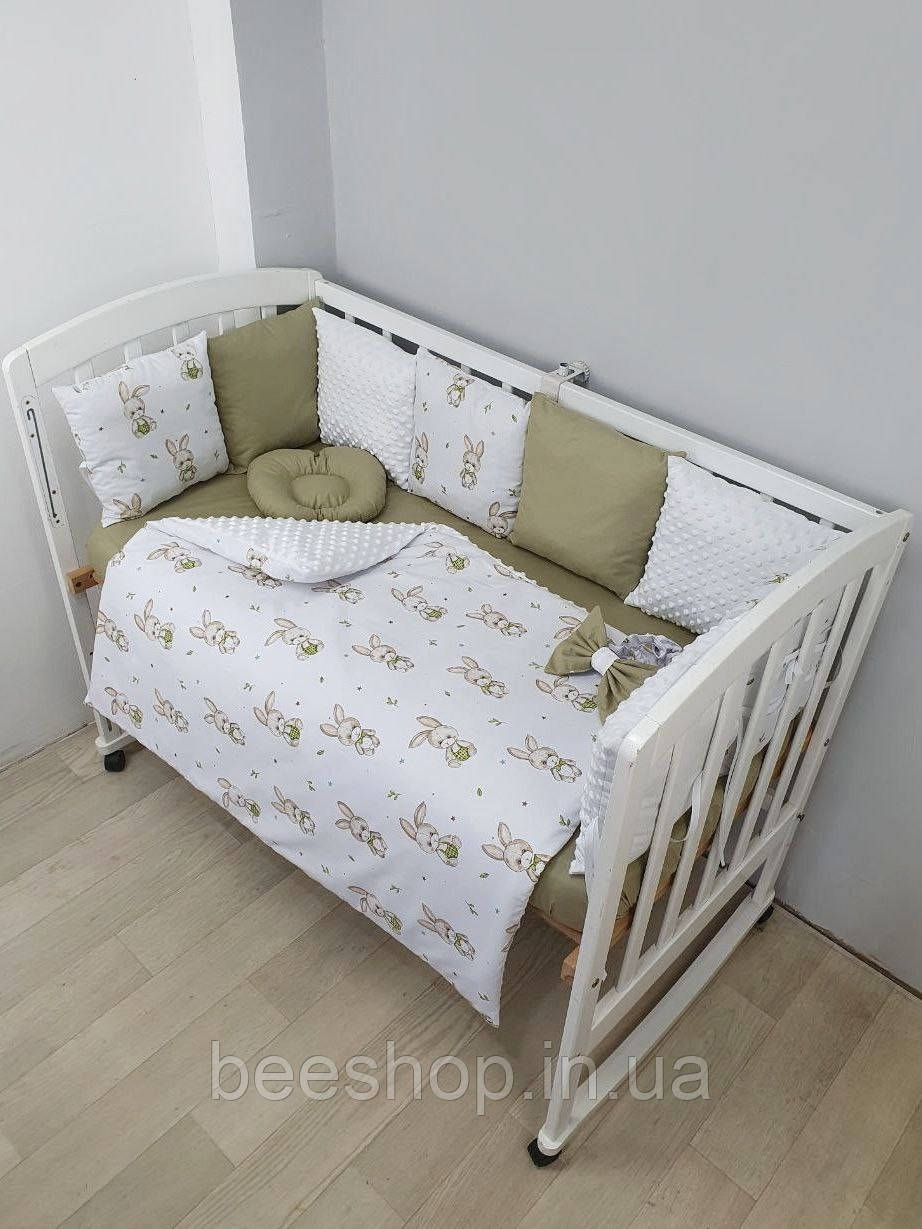 Постільний набір "Esmi" бортики захист у ліжечко для новонароджених