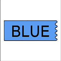 Лента для принтера этикеток Brother P-touch Ukrmark RM-910 12мм х 8м Черный на голубом
