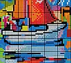 Набір для вишивання за нанесеною на канву схемою "Seaside". AIDA 14CT printed 40*32 см, фото 7