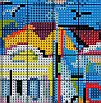 Набір для вишивання за нанесеною на канву схемою "Seaside". AIDA 14CT printed 40*32 см, фото 5