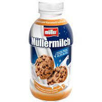 Молочний напій Müller Müllermilch зі смаком шоколадно-карамельного печива 400 г