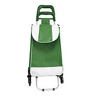 Тачка сумка с колесиками STENSON тележка до 25 кг 34 х 27 х 95 см (2786) Зелёный