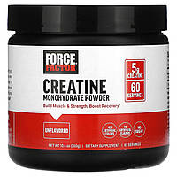 Force Factor Creatine Monohydrate Powder Unflavored 10.6 oz 300 g моногидрат креатина без добавок США