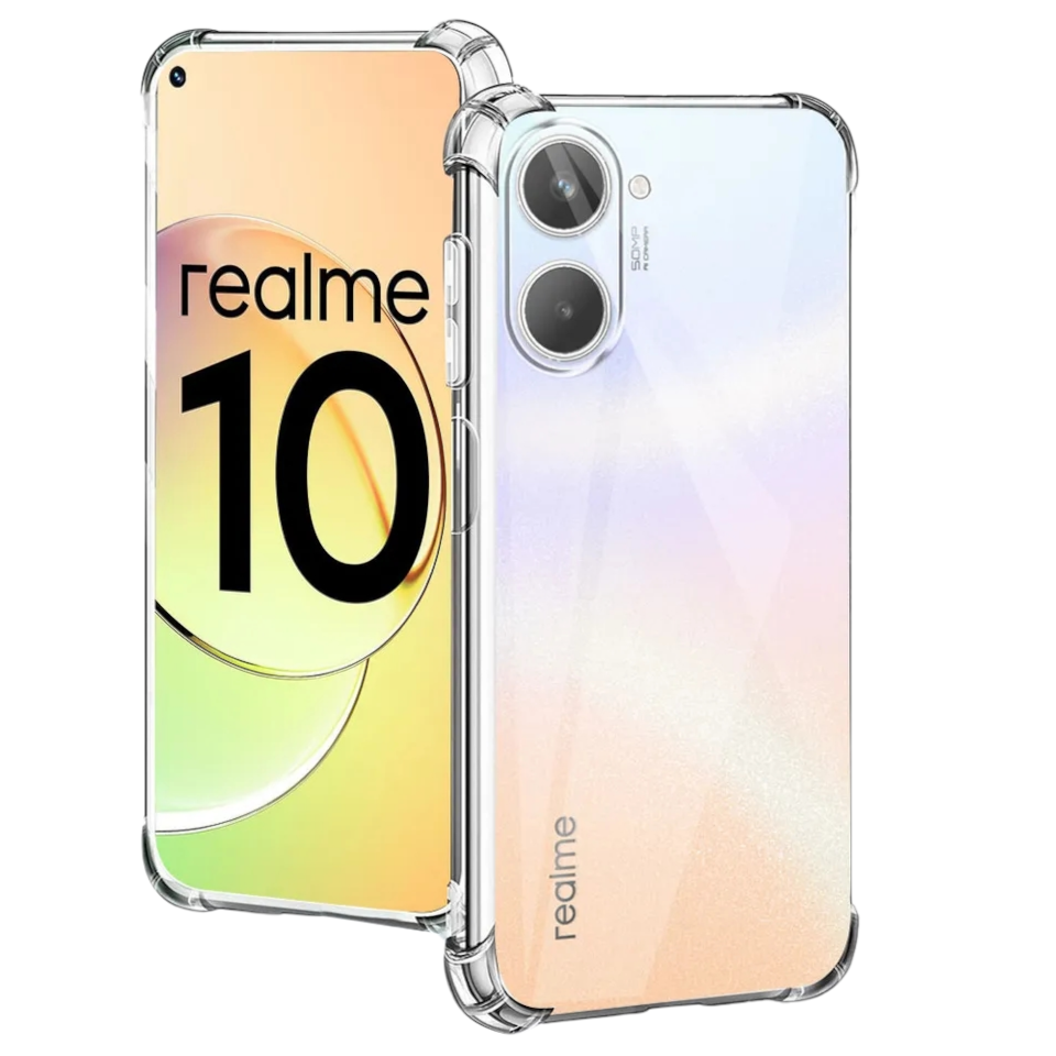 Силіконовий чохол Shockproof для Realme 10 4G (закрита камера)