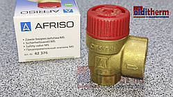 Запобіжний клапан для систем опалення AFRISO, 1,5 BAR, 1/2"