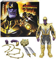 Детская игрушка Танос Игровая фигурка Thanos 28 см, аксессуары, оружие, броня, на батарейках, музыка