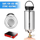 Пляшка з неіржавкої сталі Tomshoo 1050ml. неопреновий чохол., фото 9