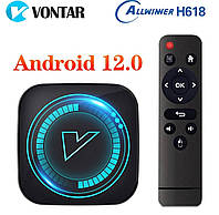 Смарт-ТВ-приставка VONTAR H618 4/32гб Android 12