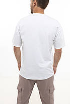 Базова оверсайз футболка біла (преміум якість), фото 3