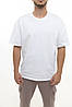 Базова оверсайз футболка біла (преміум якість), фото 2