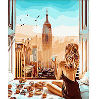 Картина по номерам Strateg Утро в Нью-Йорке 40х50 см HH034
