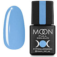 Гель лак Moon Full Breeze color №418 небесно-голубой, 8 мл.