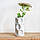 Ваза керамічна для квітів настільна 17 см "Медея" білий Rezon V032, фото 2