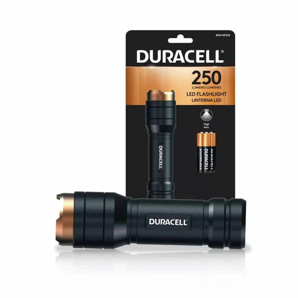 Ліхтар ручний Duracell 8234-DF250SE (2*AA/LR6, 250lm, 180m, 1 реж, Aluminum, IPX4)