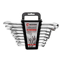 Набір ключів комбінованих 8 од., 8-19 мм, Cr-V INTERTOOL HT-1202