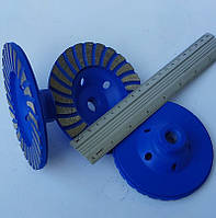 Алмазний диск 100 мм М14 різьба для обробки каменя турбохвиля