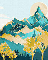 Картина по номерам Идейка Горные вершины с красками металлик extra ©art_selena_ua (KHO5104) 40 х 50 см (Без