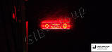 Світлодіодна табличка для вантажівки Нова пошта Ходорів червоного кольору, фото 2
