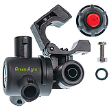 Форсунка на обприскувач потрійна (трипозиційна) на трубу діаметром 20 мм Arag Італія, фото 5