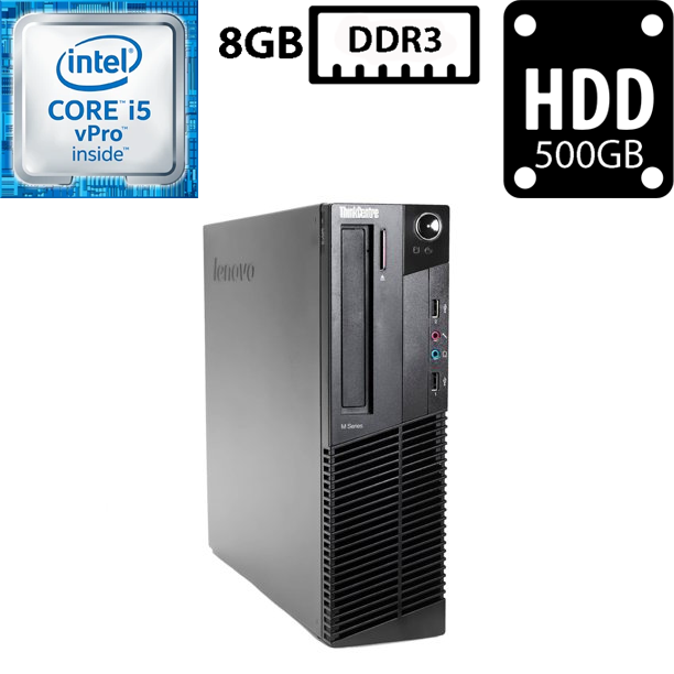 Комп'ютер Lenovo ThinkCentre M92p SFF/Intel Core i5-3470 3.20GHz/8GB DDR3/HDD 500GB/Intel HD Graphics 2500