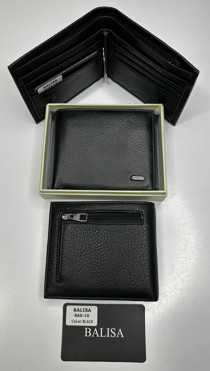 Чоловічий шкіряний гаманець на магніті Balisa (гуртом/роздріб)