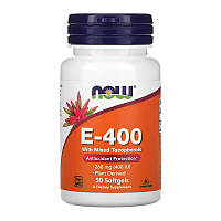Витамин NOW Natural E-400 (50 softgels)