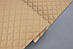 Стьобаний шкірзам Maldive "Ромб бежевий" з бежевою ниткою, на поролоні 7мм, флізелін, ширина .1,35 м Туреччина, фото 7