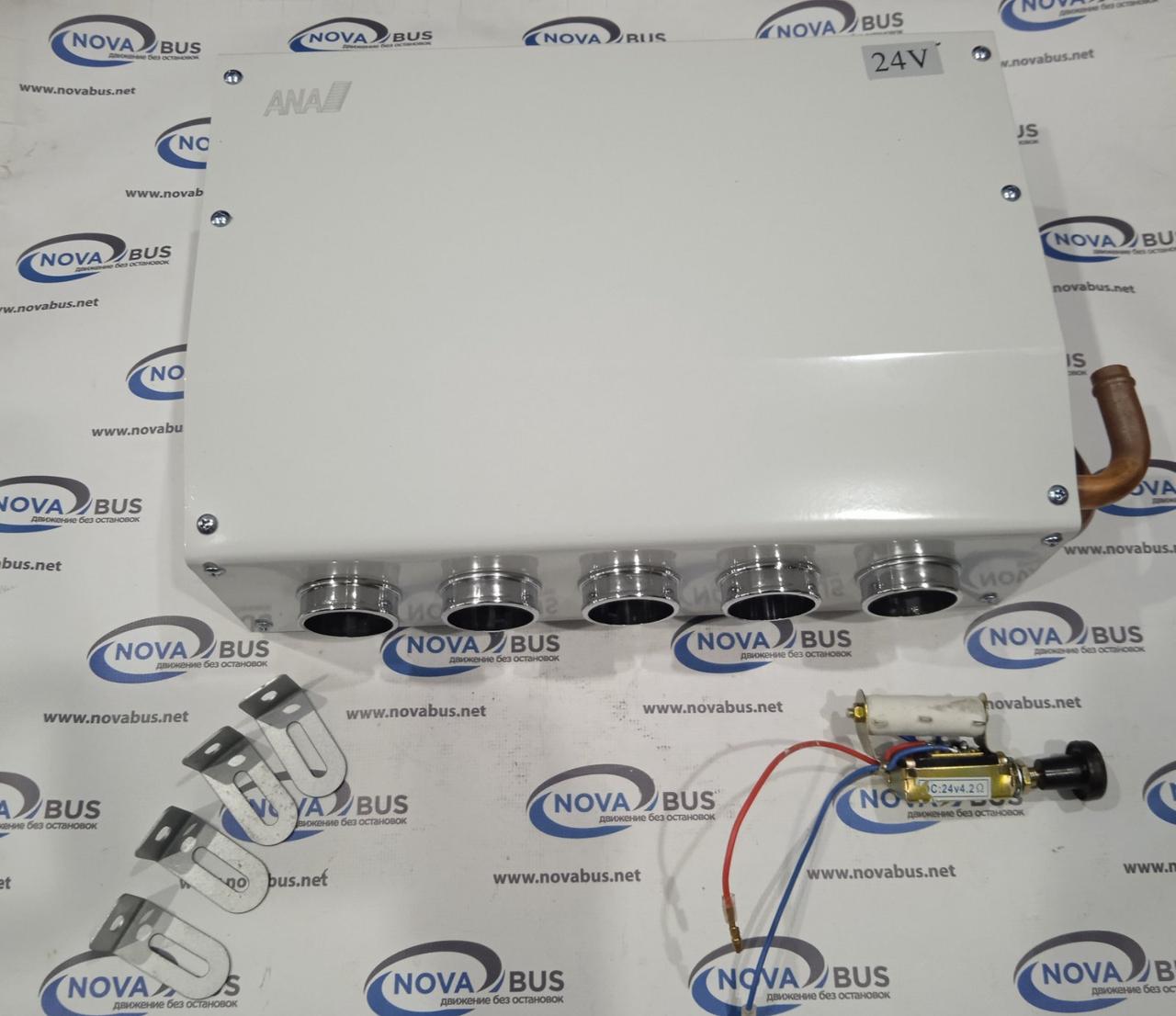 Печка салона 24V (5 отв.) на автобус Богдан, Атаман, Еталон, I-VAN, ПАЗ ...