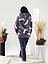 Піжама жіноча махрова великого розміру, Домашній махровий костюм жіночий, фото 5