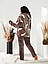 Піжама жіноча махрова великого розміру, Домашній махровий костюм жіночий, фото 6