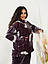 Піжама жіноча махрова великого розміру, Домашній махровий костюм жіночий, фото 9