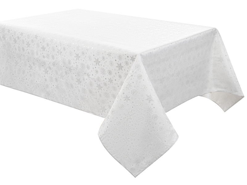 Скатертина тефлонова новорічна на стіл Copo Lurex teflon 160х240 см 715-347
