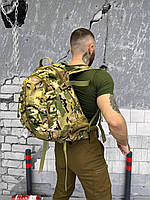 Тактический армейский рюкзак штурмовой 37 л мультикам Рюкзак турестический походной мультикам