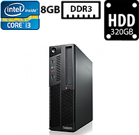 Компьютер Lenovo ThinkCentre M90 SFF/Intel Core i3-530 2.93GHz/8GB DDR3/HDD 320GB/Intel HD Graphics