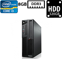 Комп'ютер  Lenovo ThinkCentre M90 SFF/Intel Core i3-530 2.93GHz/8GB DDR3/HDD 320GB/Intel HD Graphics