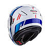 МОТОШОЛОМ МОДУЛЯР CABERG LEVO X MANTA КОЛІР WHITE /LIGHT BLUE /BLUE /RED, фото 5