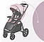 Коляска дитяча складана MoMi MIYA WOSP00031 до 22 кг з аксесуарами Рожева, фото 5