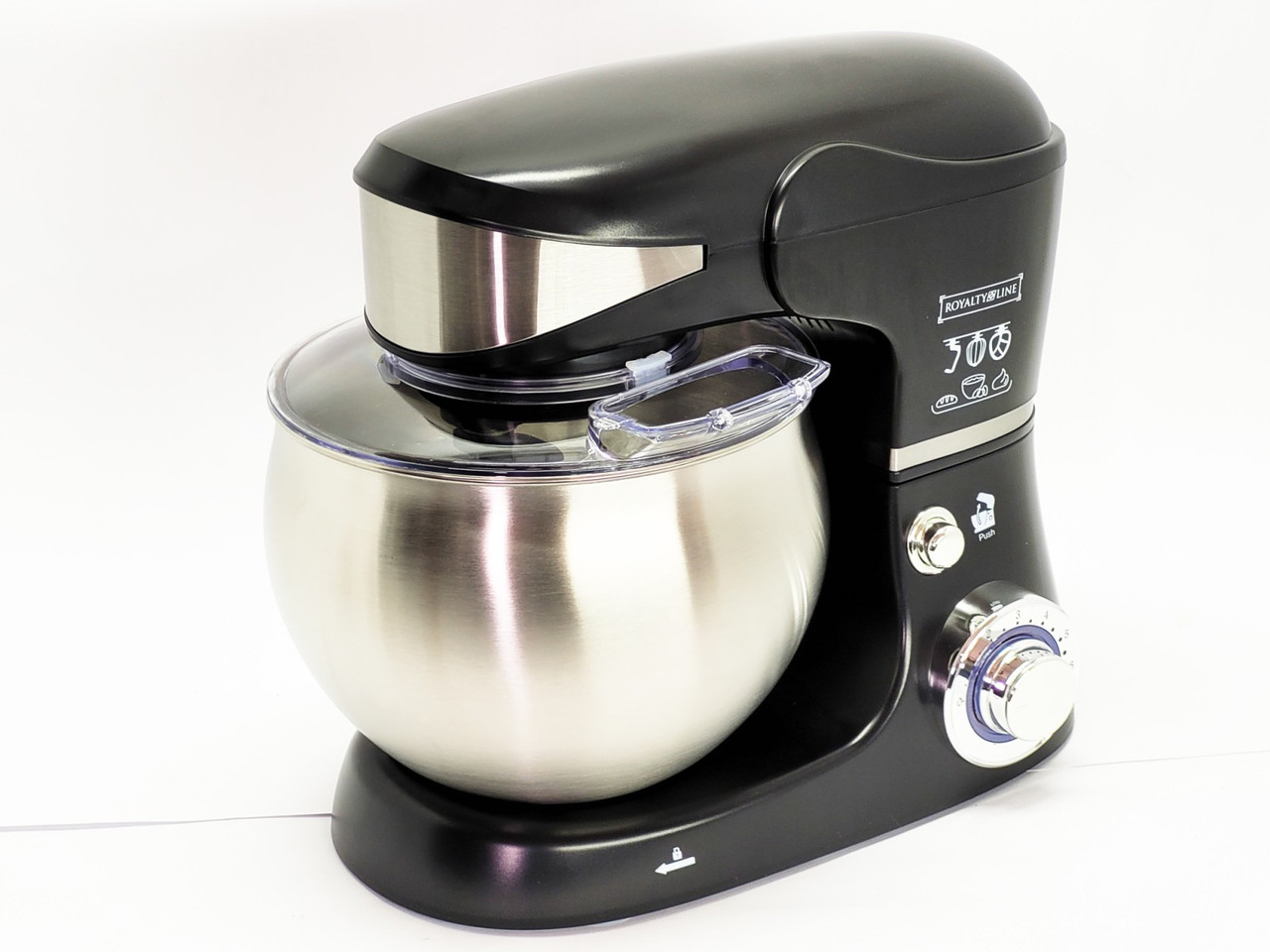 Royalty Line RL-PKM1600 black 1600 Вт, Кухонный планетарный миксер ...