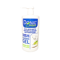 Гель для миття посуду 1л DONAT Clear Nature