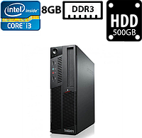 Компьютер Lenovo ThinkCentre M90 SFF/Intel Core i3-530 2.93GHz/8GB DDR3/HDD 500GB/Intel HD Graphics